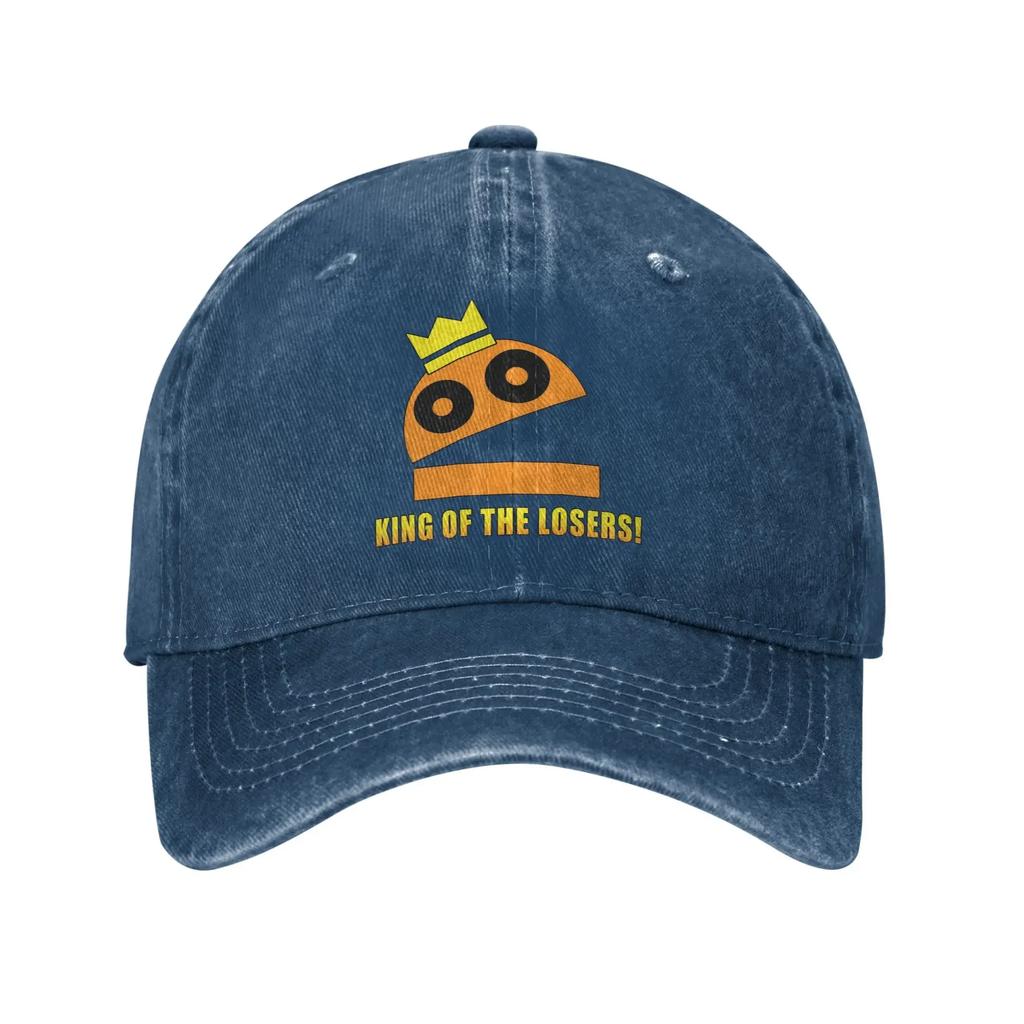 Classic R.E.P.O. King of Losers Baseball Cap Unisex Style Distressed Denim Snapback Cap Summer Unstructured Soft Hats Cap