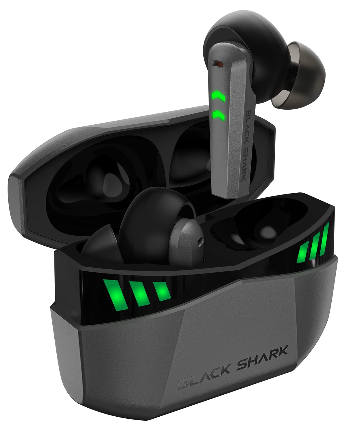 

Black Shark Lucifer T2 True Wireless Bluetooth Gaming Earphones with Latency Sound Ideal for Bluetooth 10mm Four IPX5 20 Hours and a Comfortable чёрный