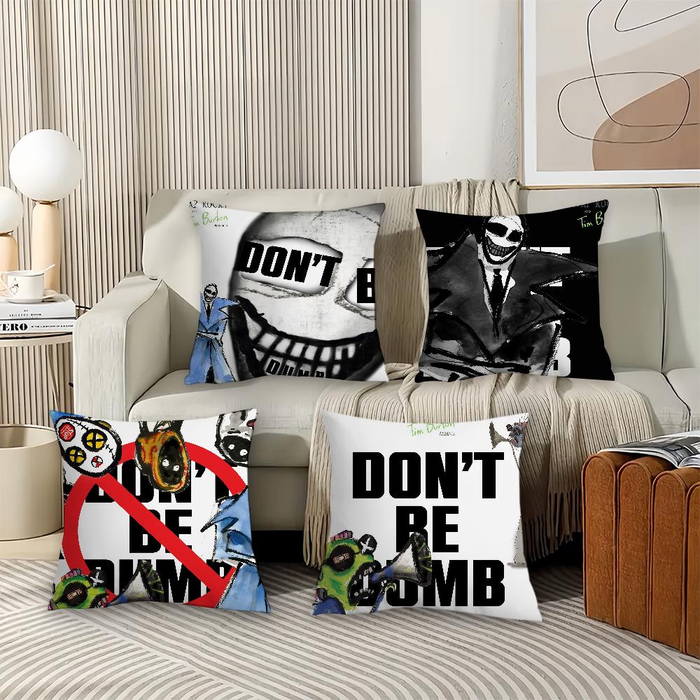 Rapper A-Asap R-Rocky-S Don't Be Dumb Pillow Case Suitable For Bedrooms Living Rooms Cars Home Decoration