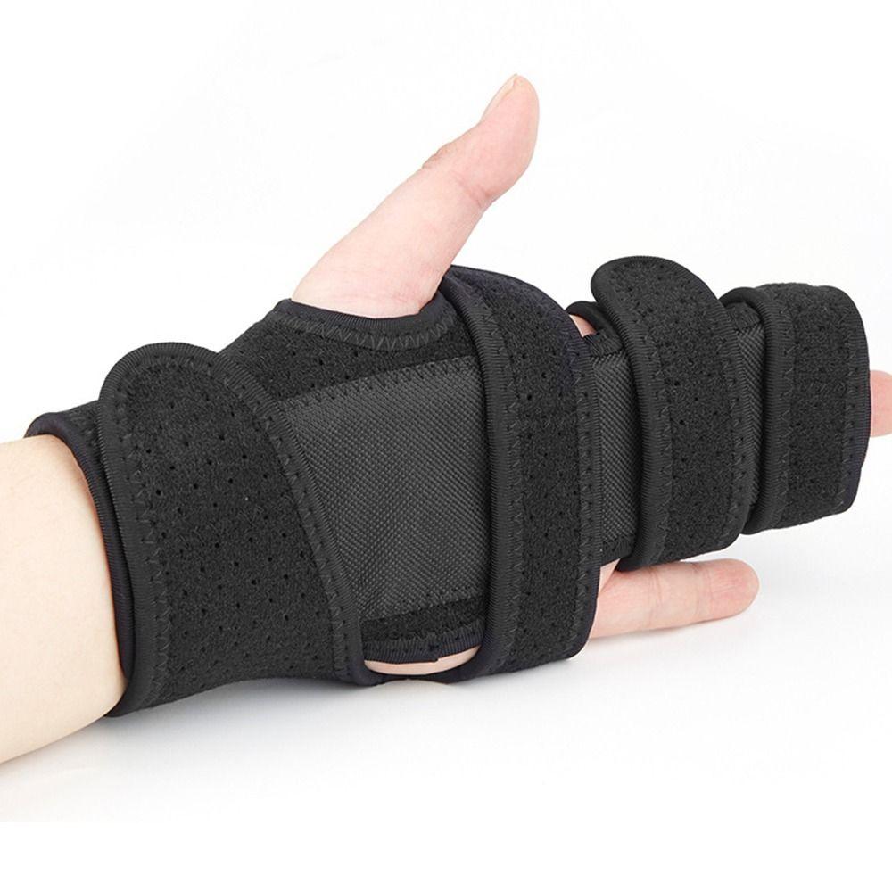 Adjustable Finger Protector Locking Hand Support Brace Double Fingers Splint Middle Metacarpals