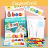 Wooden Alphabet Puzzle For Kids Educational Toy With Word Building For Preschool Learning