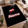 F1 (1) Personalized Name Office Carpet Stylish Decor for Living Room Bedroom Kitchen
