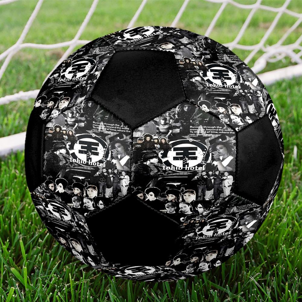 TH Band Indoor Soccer Ball Colorful All Ages Size 5 Machine Stitched PVC Competition Ready Durable High-Bounce