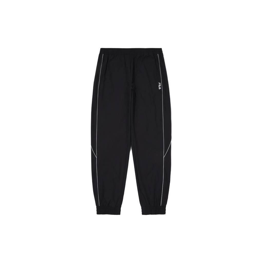 FILA Knitted Sweatpants Unisex Black Moderate Cuffed Pants FS2WPF2211M-BLK XL