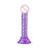 Crystal Jelly Realistic soft Dildo Penis Suction Cup Mini dicks Female Masturbation Erotic Cock Anal Sex Toys for Woman Lesbain