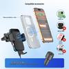 15W Fast Charging Smart Car Wireless Phone Holder with Auto-Sensing & Air Vent Mount