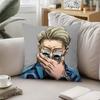 Anime KKento Nanami Throw Pillow Covers Pattern Cushion Cover Suitable For Sofa Bedroom Car Pillow Cover