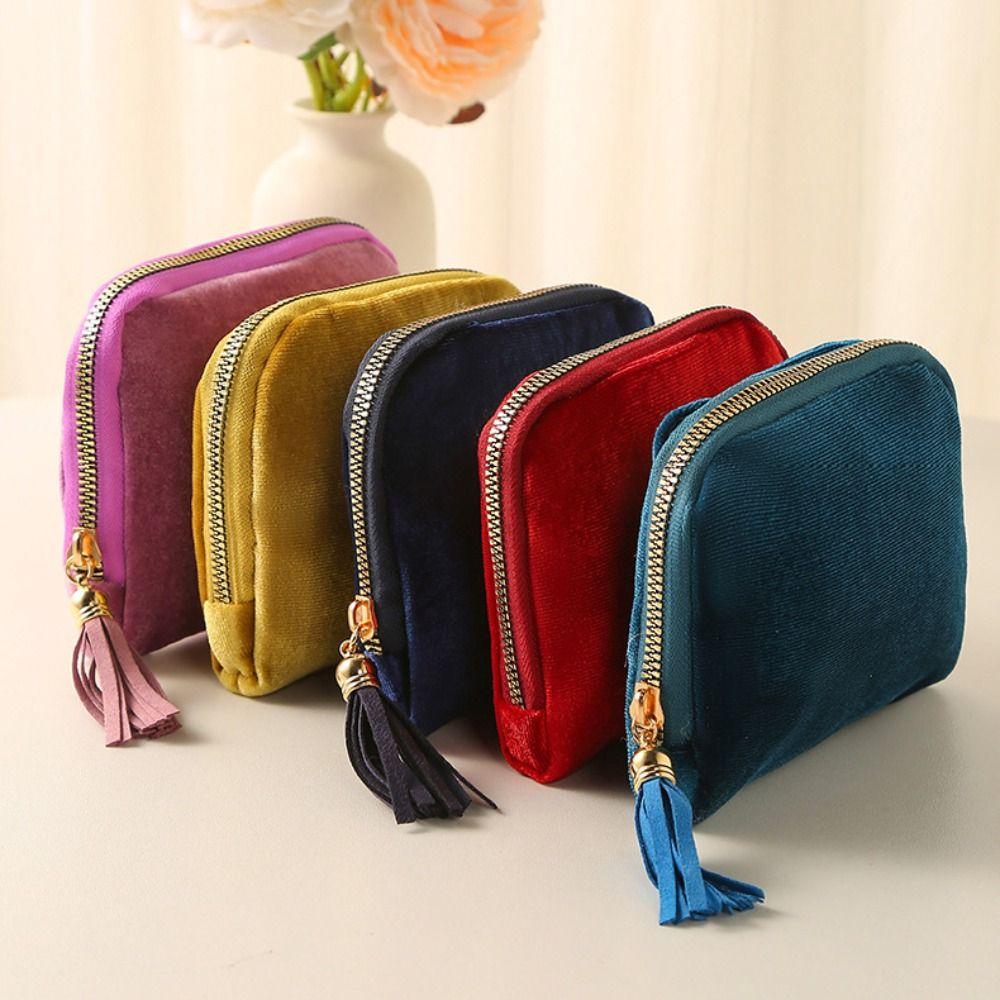 Tragbare Armband-Display-Tasche 6-lagige Geldbörse für Damen Schmuck-Organizer Reise-Outdoor-Nutzung