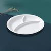 Melamine 3-Compartment Dinner Plate