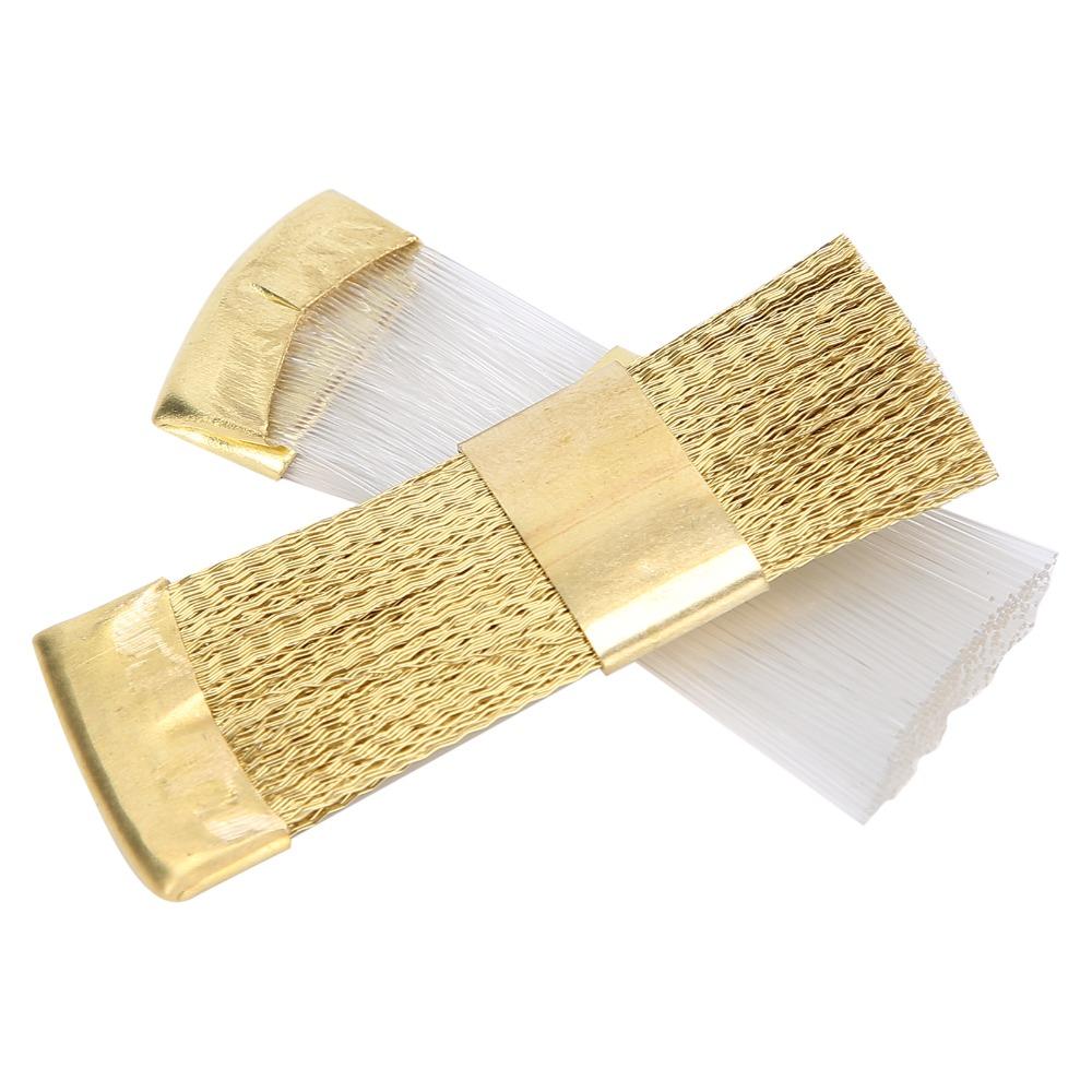 2 Pieces Copper Wire Copper Wire Drill Bits Cleaner Nail Drill Bits Cleaner Brush Nail Polishing