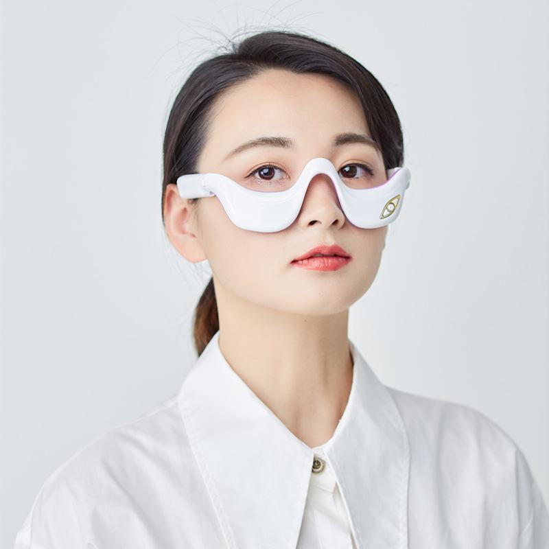 Smart Eye Massager: Dark Circle & Eye Bag Relaxation Device with Vibration and Heat Therapy