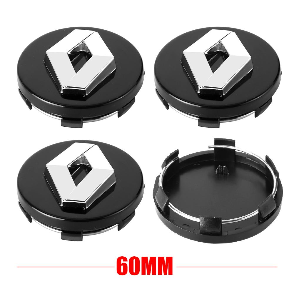 2026 Heiß Für Renault Radkappen 4 Stück 56mm/60mm Auto Radnabendeckel Logo Nabenemblem Felgenabdeckung Für Renault RS Clio Megane 2 3 4 Kappe