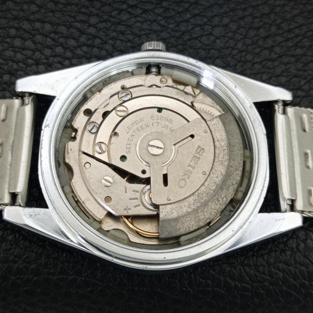 VINTAGE SEIKO 5 AUTOMATIC REFURBISHED JAPAN MENS WHITE DIAL WATCH A444273-1