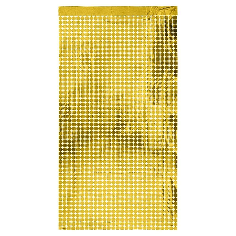 Small Size Square Rainsilk Curtain Square Shape Background Decoration Laser Curtain  Theme Party