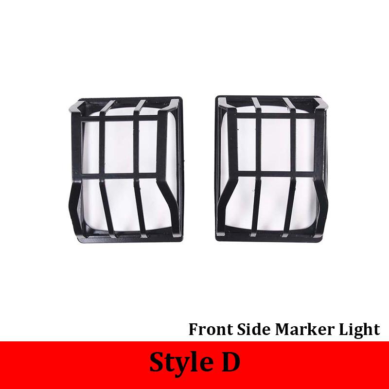 For Mercedes-Benz G-Class W463 2004-2018 Carbon Steel Front Side Marker Light Headlight Rear Fog Protective Cover Accessories