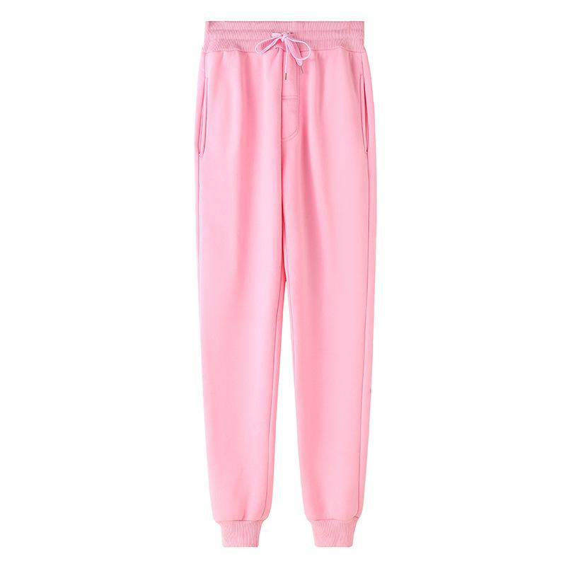 Men's Solid Color Sweatpants Joggers Autumn Winter Casual Loose Slacks Sports Streetwear Gym Sportswear