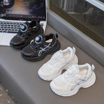 Children's New Sports Shoes 2025 Autumn Comfortable and Breathable Double Mesh Medium and Older Children's Fashion Casual Shoes Girls Classmates