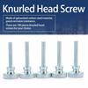100Pcs Adjustable Step Double Handle High Head Knurled Screw M3*18
