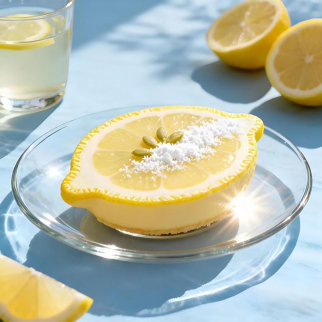 Stampo in Silicone a 15 Cavità Forma di Limone Frutta Teglia da Forno Strumento per Dolci Mousse Torta Caramelle Cioccolato Pasticceria Gelato Budino