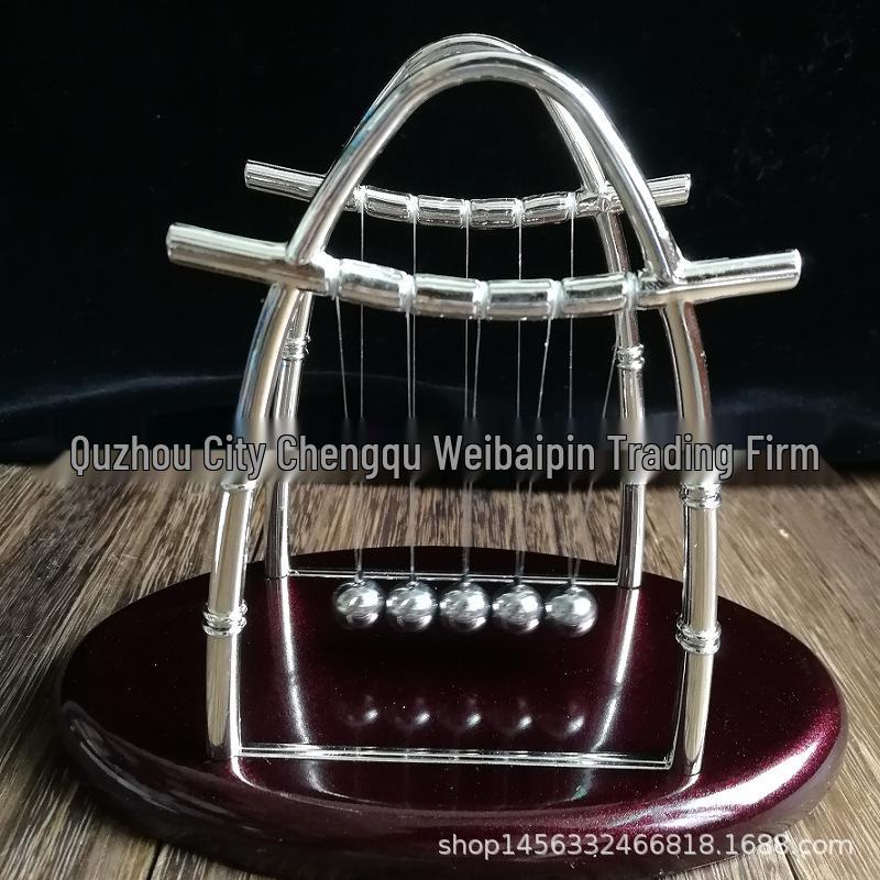 Newton s Cradle Cross-Border Desk Ornament: Striking Clacking Balance Balls