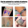 Glitter Tattoo Skin Gel with Aloe Vera  Long-Lasting, Skin-Friendly Body Art Adhesive for Face & Body, Easy To Apply, 8ml