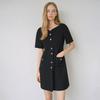 On On Boat Neck FeMinine Mini Dress New4xoc11