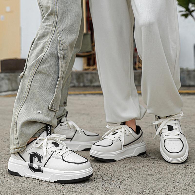High quality lace-up sneakers women  new platform daddy shoes male students fashion non-slip running shoes