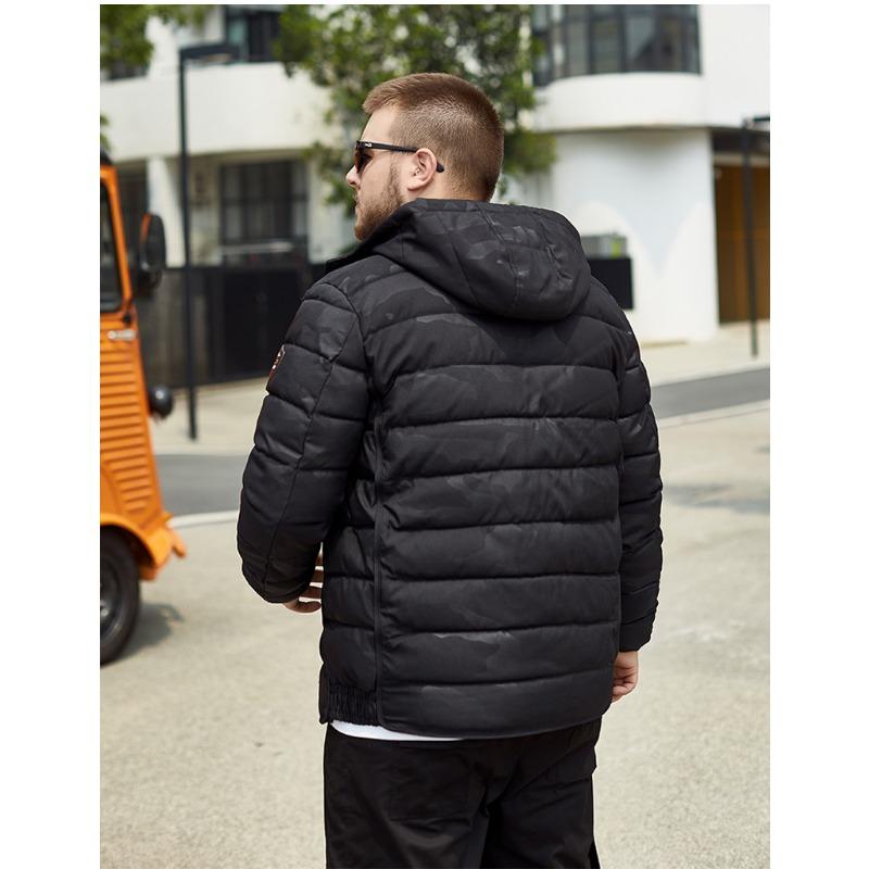 Große Größe Männer Winterjacke Dicke Warme Kapuze Männer Parka Baumwolle Polsterung Extra Plus Große Windjacke Lose Männlichen Mantel 12XL 10xl