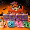 Yihe Halloween Pumpkin Head Maltose Squeeze Toy 8cm*4.5cm Soft Plastic Stress Relief Fidget Toy for Kids & Adults EU/US Market
