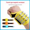Thumb Magnetic Wristband Tool: Strong Magnet for Screws, Nails, and Drill Bits