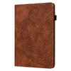 Suitable for ipad 10.9 2026 flat leather case mini6 retro peacock flower embossed card holder shell