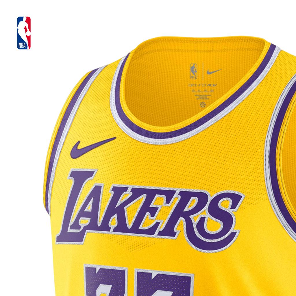 Nike NBA Los Angeles Lakers AU Player Edition 77 Luka Doncic Quick-Dry Basketball Jersey Men jersey DM6028-734