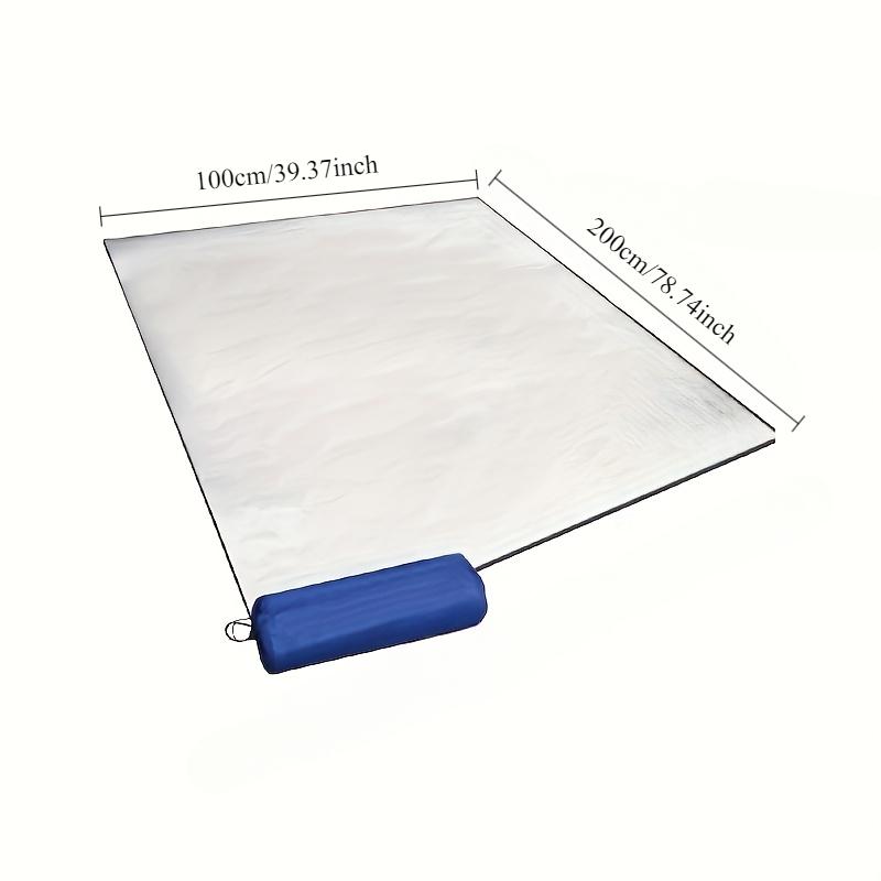 

1pc Aluminum Film Mat with Storage Bag - 4-Person Lightweight Camping Pad, Portable & Durable Design, Camping Essentials