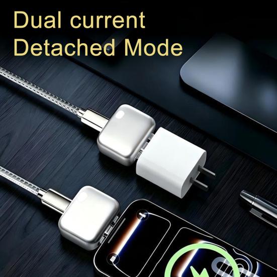 Smart Auto Stop Charging Adapter, Disconnect Charging Cable Protector Power Breaker, Fully Charged Separator, Detaches Power After Complete Charged