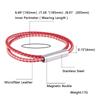 Fashion Red Pink Mix Leather Bracelets Women Multilayer Braided Rope Bracelets For Female Bracelets Jewelry