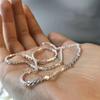 925 Silver 40-75cm Exquisite Sparkling Necklace Fashion Women Couple Wife Anniversary Gift Jewelry Accessories