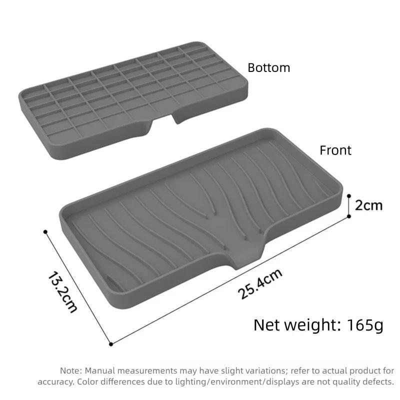Silicone Drain Soap Box Anti-slip Soap Tray Dishes for Bathroom Washing Table Soap Tray Free Punch Drain Rack BXFZH05