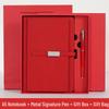 A5 Magnetic Buckle Notebook Set - Custom Logo for Business, Office, and Campus Meetings.