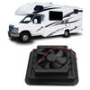 RV Vent Fan ABS Air Vent Cooling Fan Ventilation Blade Exhaust Vent Fan for RVS Trucks Buses Boats