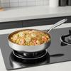 Titanium Zinc Zinc Alloy Hammered Texture Frying Pan Fast Heating Steak Skillet Non-stick Pot  Fried Eggs