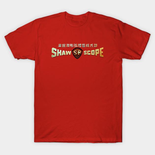 

Men Black Print T-shirt Shaw Scope Kung Fu No-Cut Transfer Paper Print Cotton Tshirt L червоний