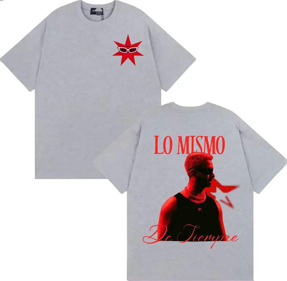 Fashion Retro Short Sleeve Mora Lo Mismo De Siempre 2025 Album Merch T Shirts Men Women T-shirt Cotton Comfort Oversized T Shirt
