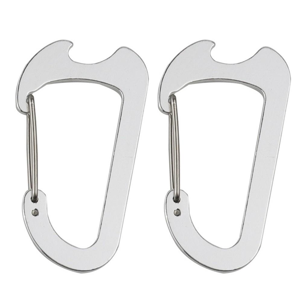 Easy To Carry Aluminum Carabiner Keychain Buckle Outdoor Gear
