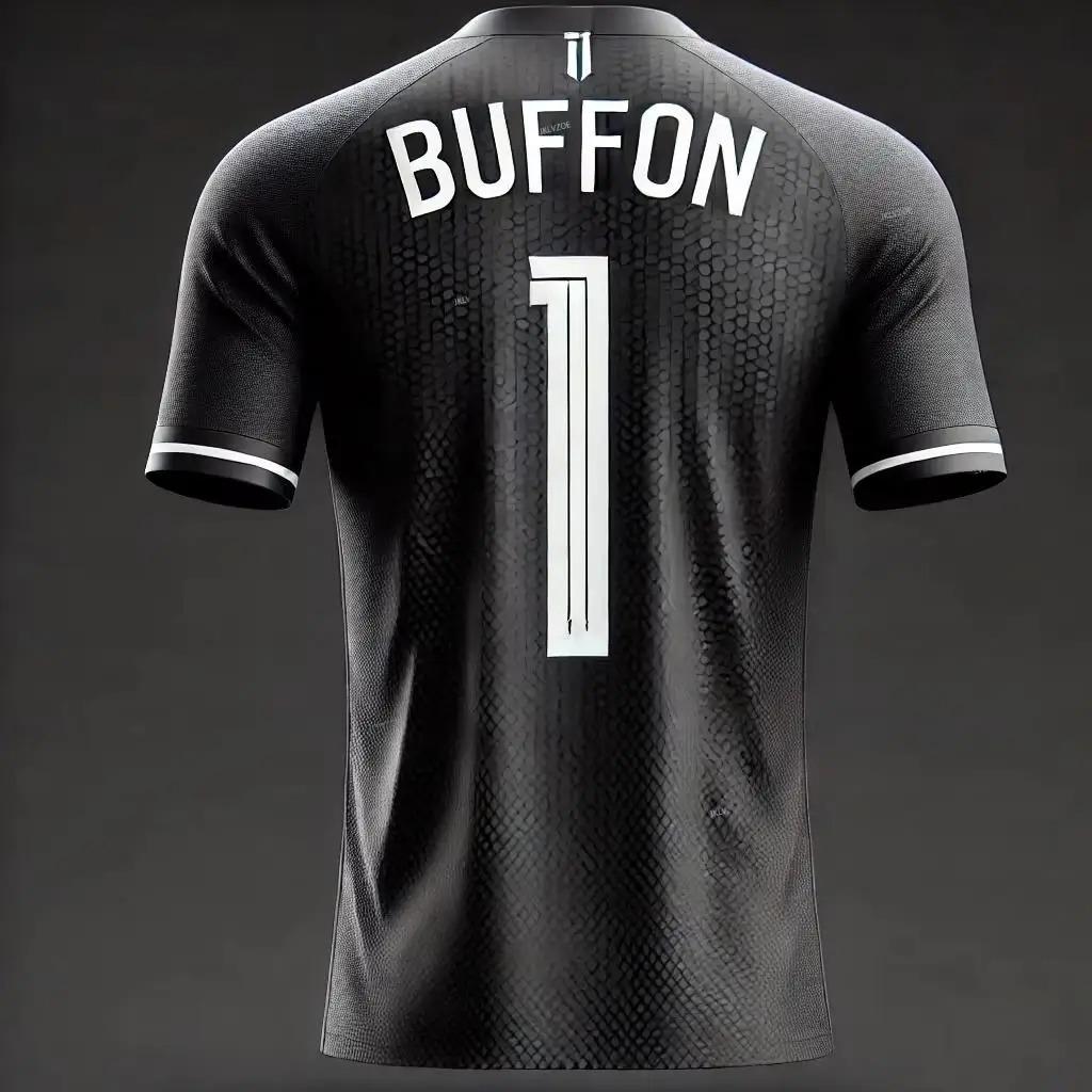 New Italian Football Jersey Buffon Men S Football Training Top Breathable Short Sleeve T Shirt with Number Jersey Trendy Jersey
