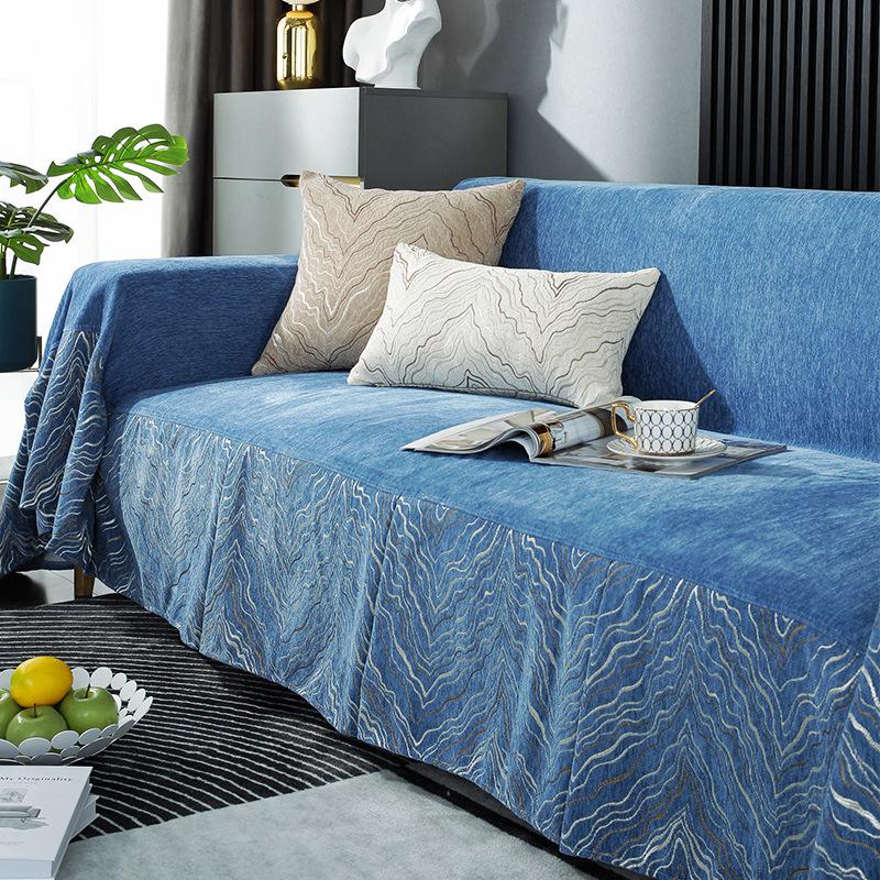Sofa Cover Chenille Four Seasons Universal Full Bag Pad Sofa Cover Towel Affordable Luxury Style Anti-Scratching Sofa Cover Cloth