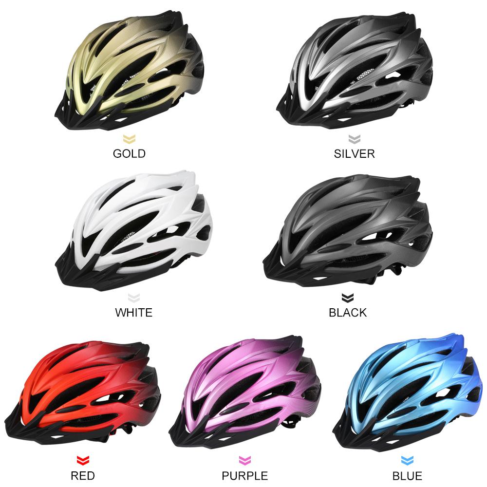 Breathable Cycle Helmet with Rear Light Sun Visor Women Men Lightweight Safety Helmet Bike Helmet for Mountain Bicycle