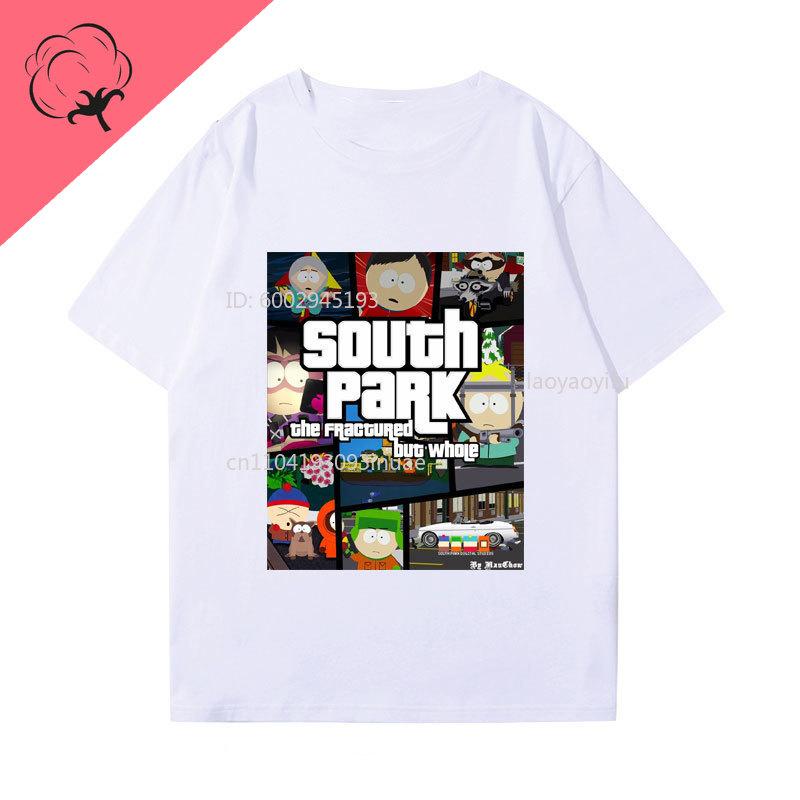Camiseta South Park Howdy Cartunisex Quotation Short Sleeve Funny Humor Cartoon Enthusiast Camisa Oneck Cotton Printed Summer Shirt