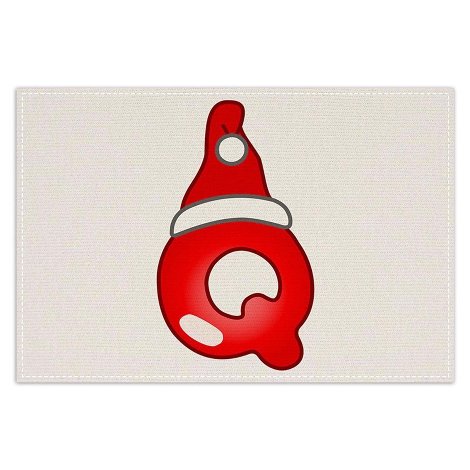 

Christmas Letter Placemats, Festive Table Decorations, Tablecloths, Tea Flags, Festive Party Restaurant Tablecloths. One Size