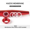 30pcs Kazoo Diaphragms Flute Diaphragms Kazoo Membrane Plastic Musical Instruments Accessories