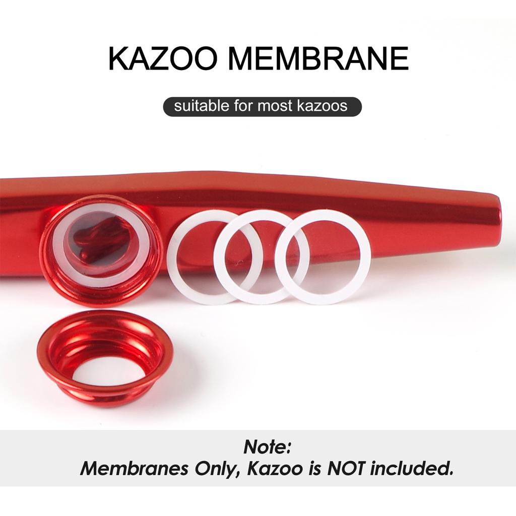 30pcs Kazoo Diaphragms Flute Diaphragms Kazoo Membrane Plastic Musical Instruments Accessories